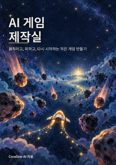 AI 게임 제작실 표지 — 저자 Coreline-AI