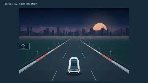 NEON CIRCUIT 실제 게임 캔버스